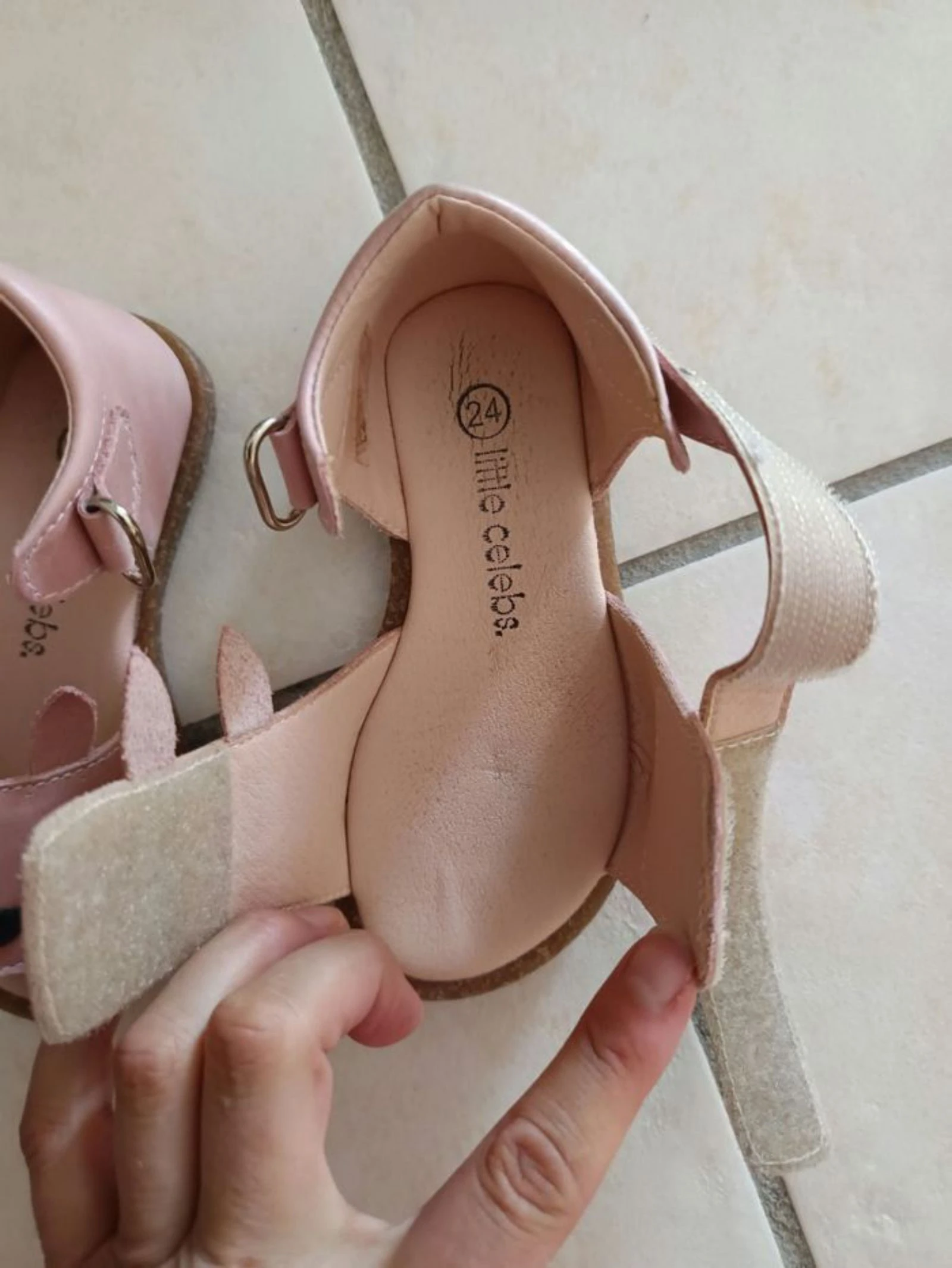Sandálias para meninas Little Celebs tamanho 24 – photo 3